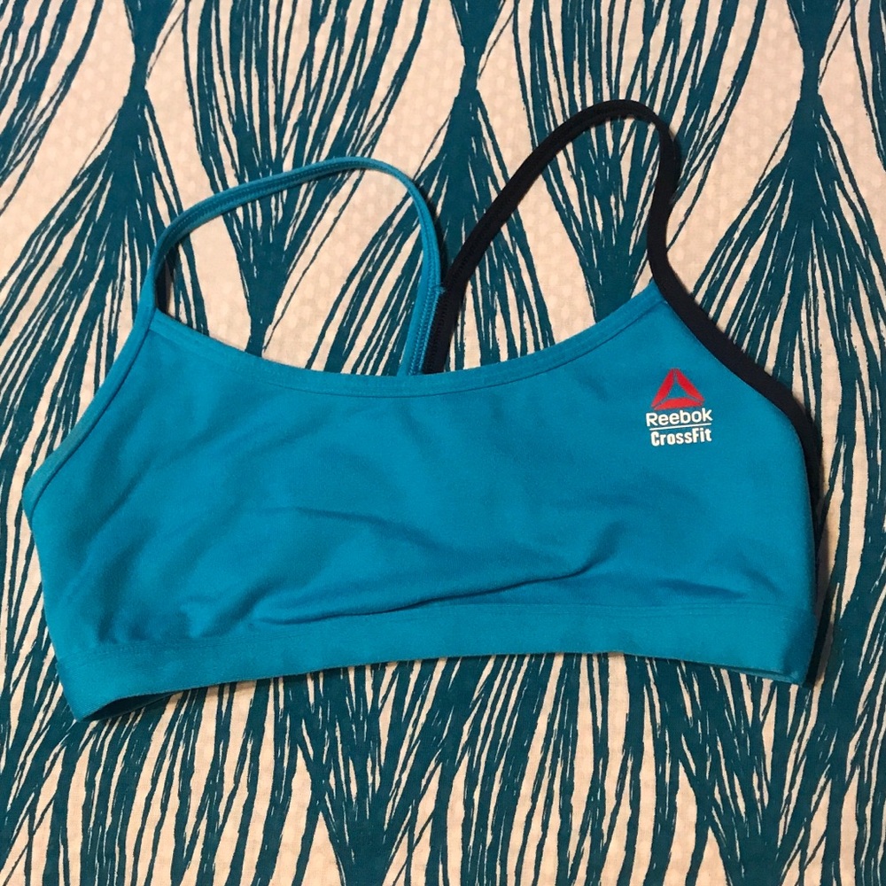 Reebok sports bra; crossfit